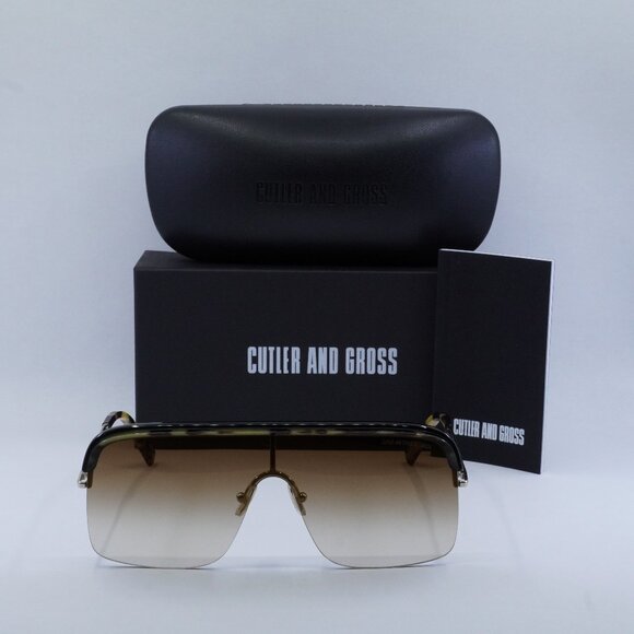 Final Price! Cutler and Gross CG1328S 001 Black Camo/Brown Sunglasses - Picture 2 of 8